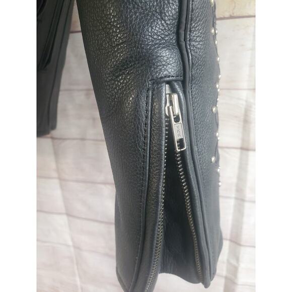 Leather Motorcycle Jacket Women Small Leather FREEDOM THIRTEEN ANGEL WINGS LINED - Picture 6 of 12